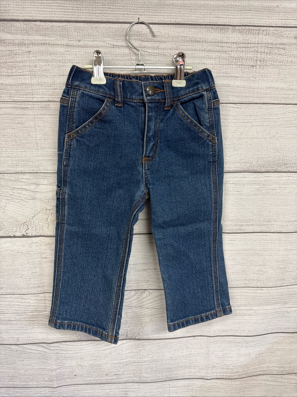 Carhartt Boys 18 Mo Medium Wash Blue Jeans Country Farmer
